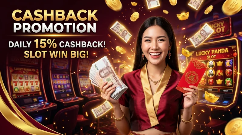 โปรคืนเงิน 5% ทุกสัปดาห์ ฝากซองแดง เว็บตรง